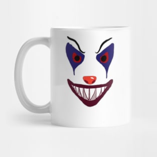 Scary clown head Mug